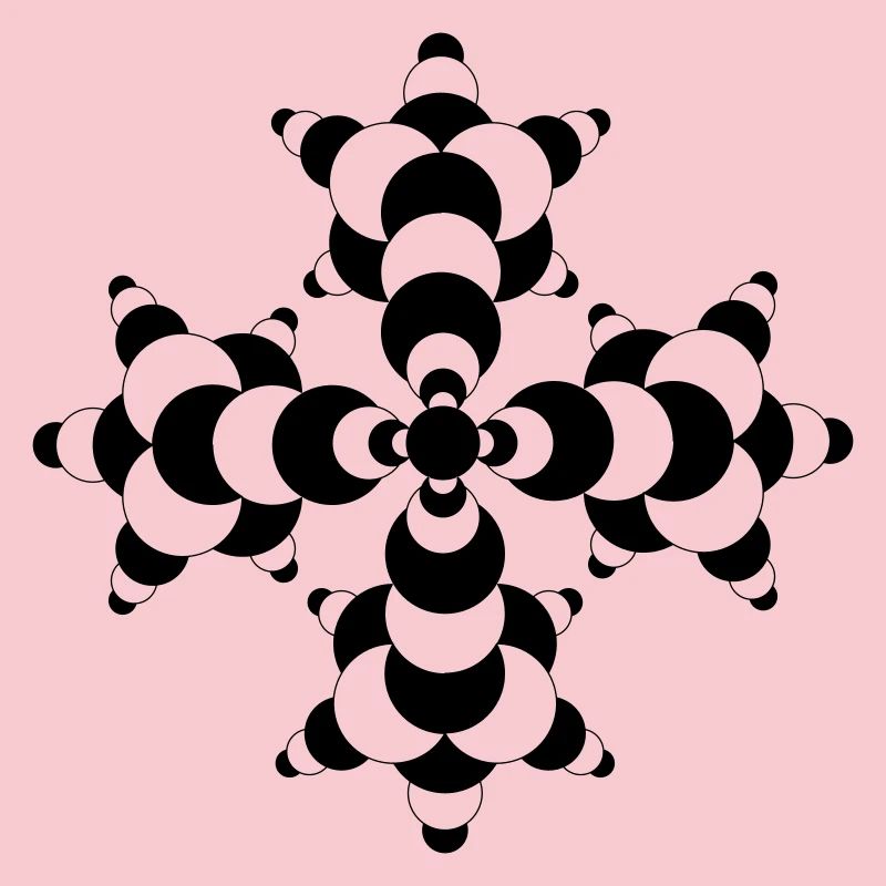 Fractal Molecule Crop Circle