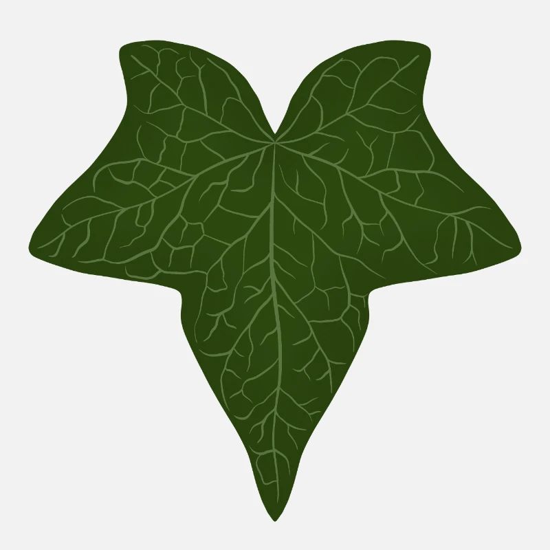 Elegant Green Ivy Leaf Pattern