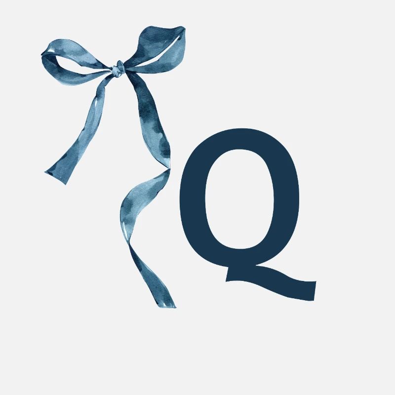 Monogramme q idée cadeau 