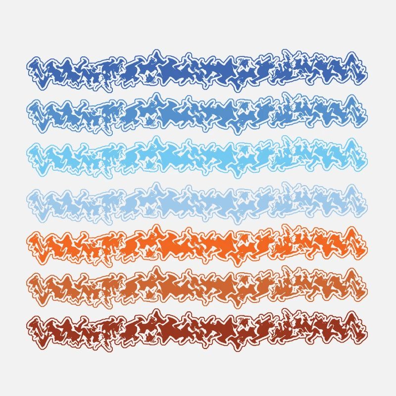 Conception abstraite de lignes dégradées