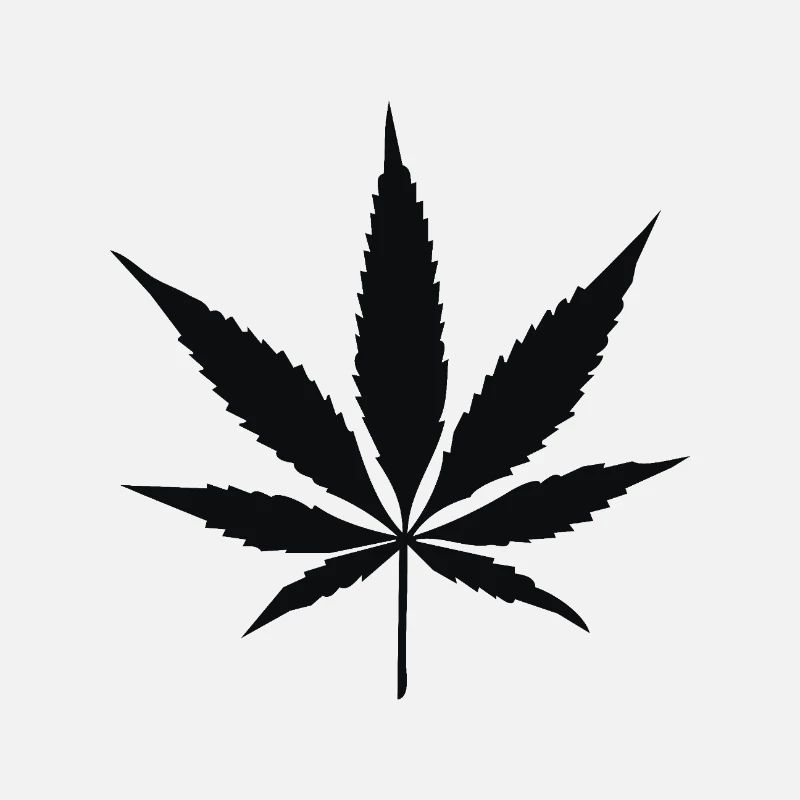 Cannabis Leaf Silhouette