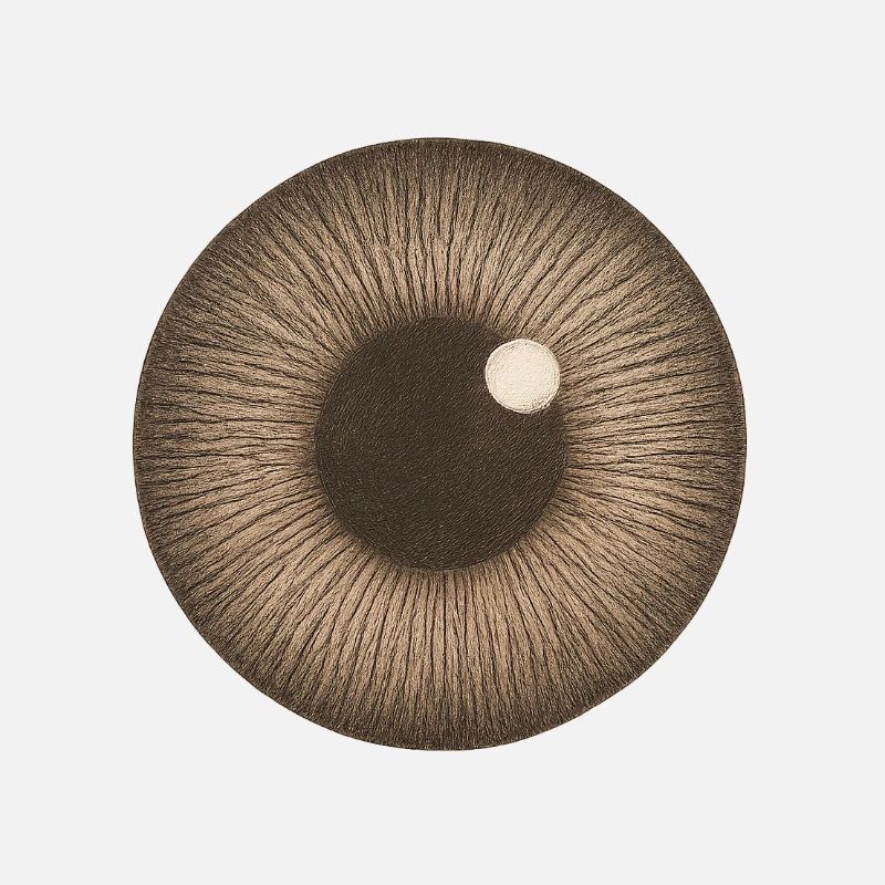 Brown Iris Closeup