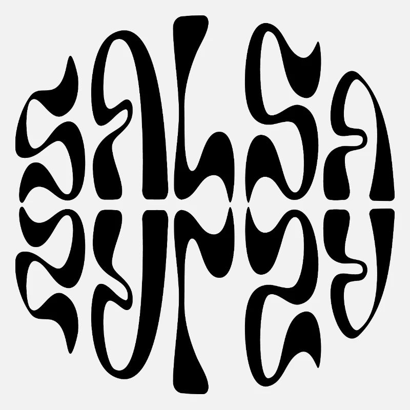Salsa typographic logo design