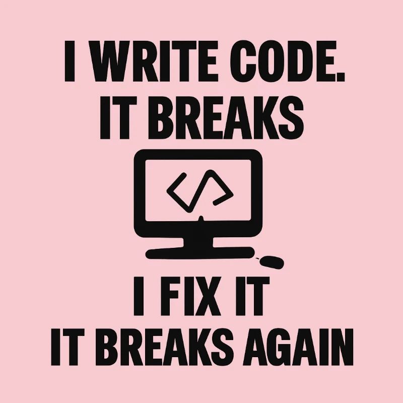 I Write Code – Funny Programmer T-Shirt