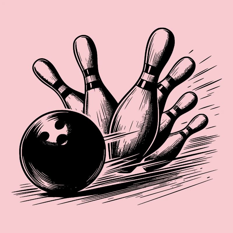 Dynamic Bowling Ball Throwing on Pins