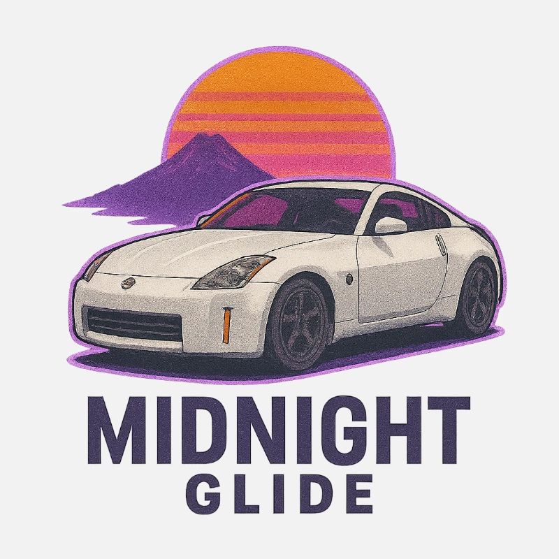 Midnight Glide Retro Sunset Auto