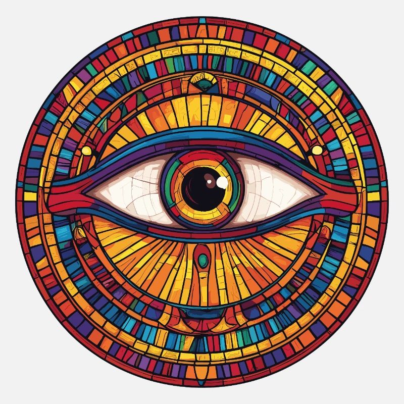 Rainbow Mosaic Eye