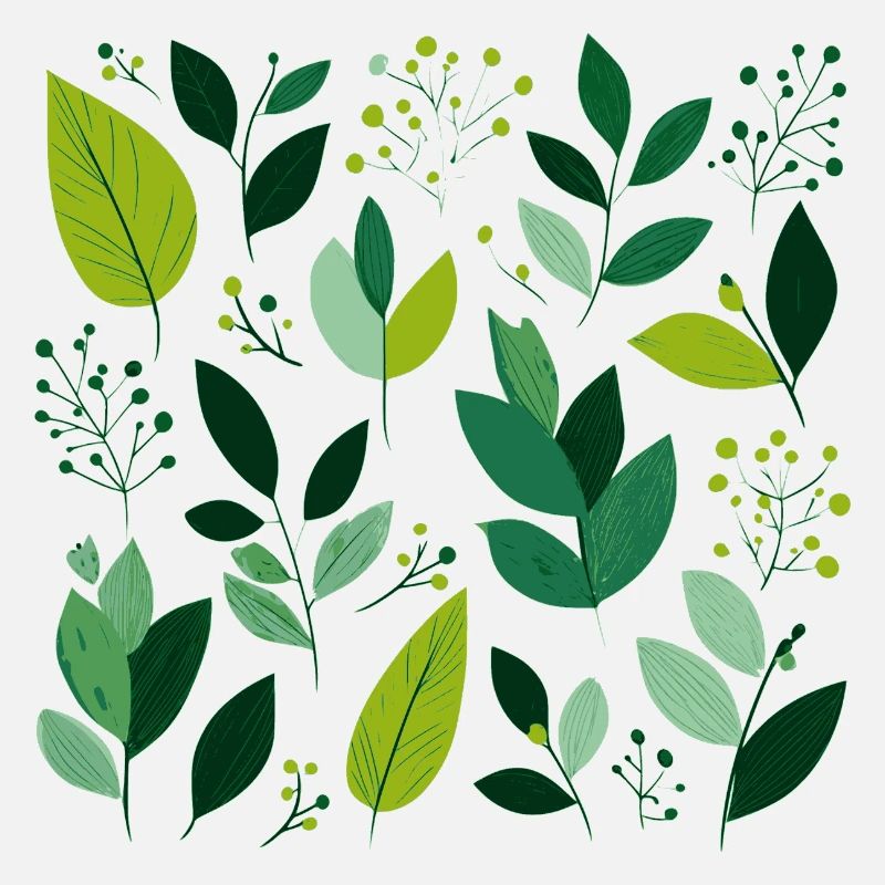 Feuilles vertes