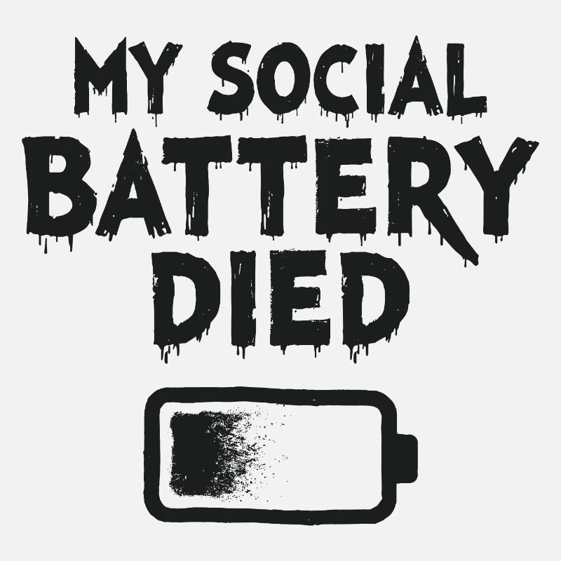 Déclaration d’introverti sur ma batterie sociale est morte