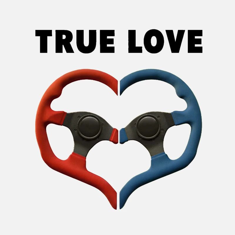True Love Steering Hearts Gift Wedding Wedding