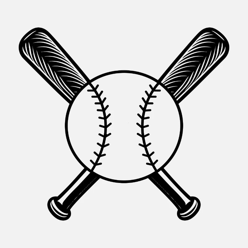 Balle de baseball et battes