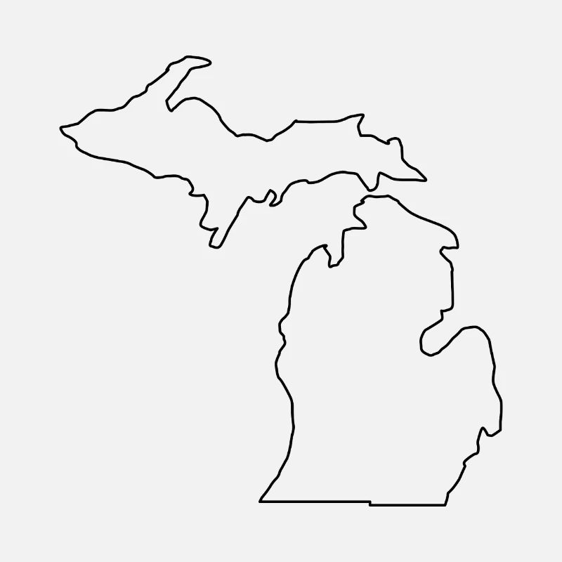 Michigan map