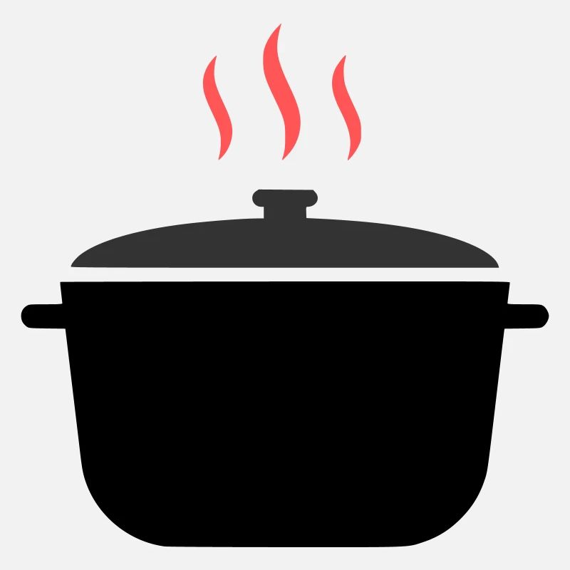 Kochtopf Dampf Kochen