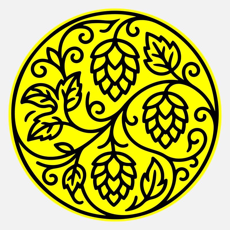 Symbole du houblon orge malt
