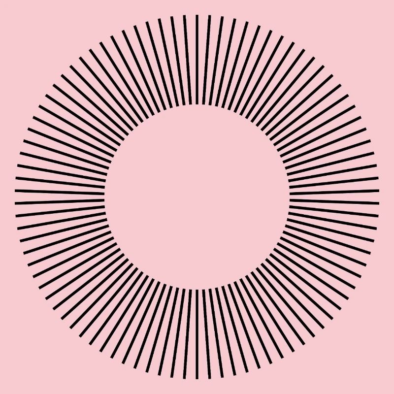 Conception de la composition des cercles de lignes