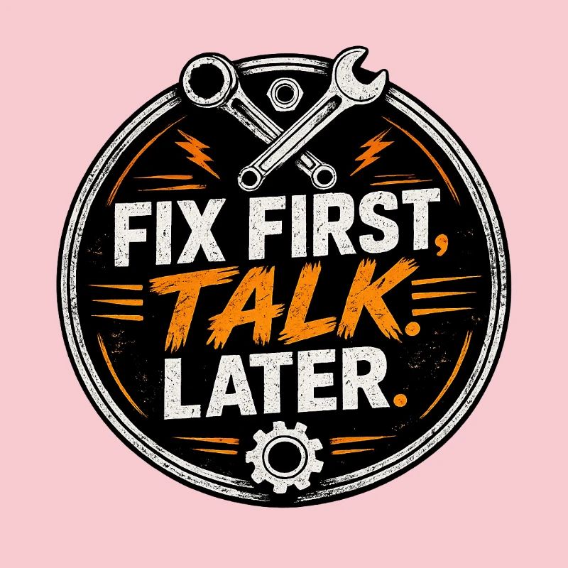 Fix First, Talk Later – Mechanic Tee