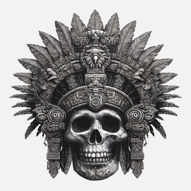 Mayan Warrior Aztec Design