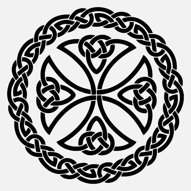 Circular Celtic Knot Emblem