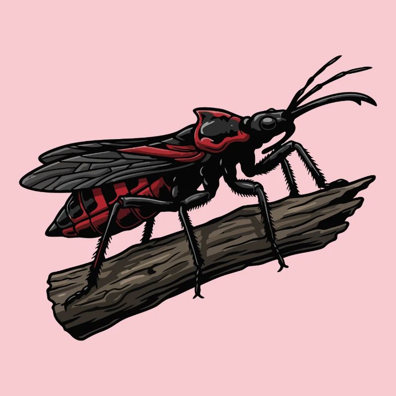 Bug Assassin Bug Hunter Red Strike Tattoo