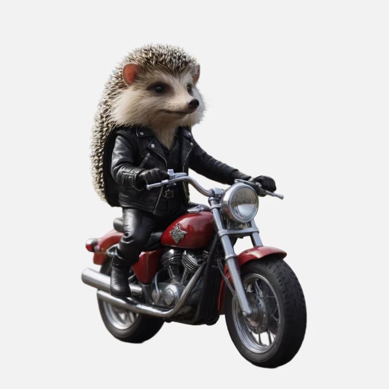 Herisson motard