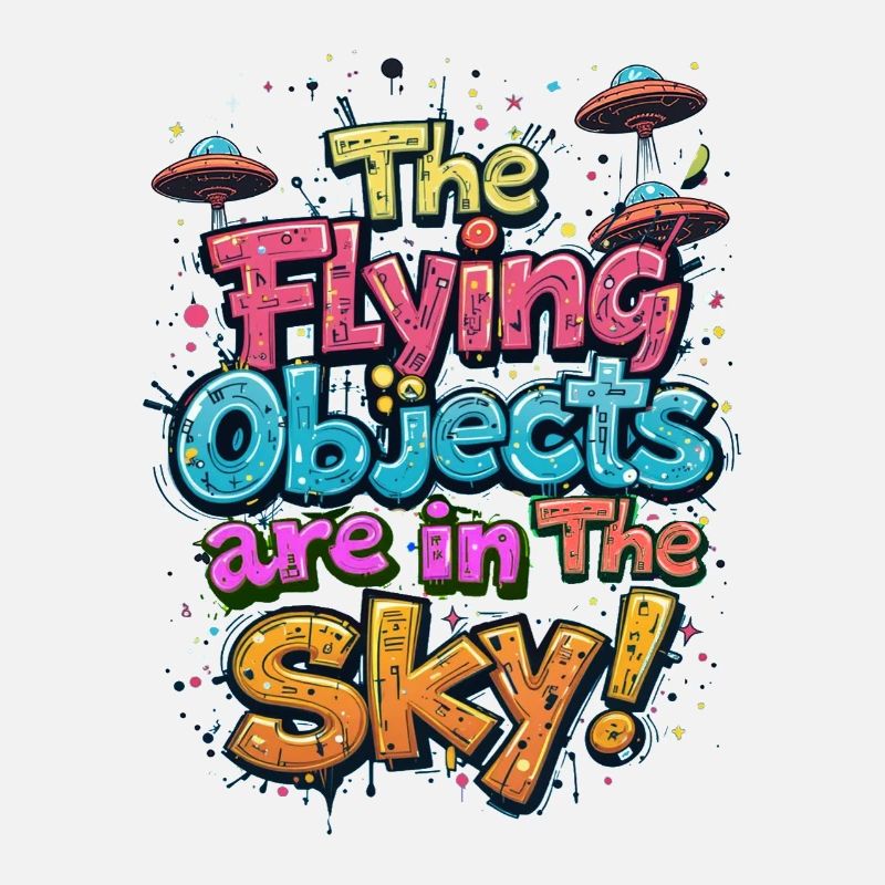 Objets volants dans le ciel