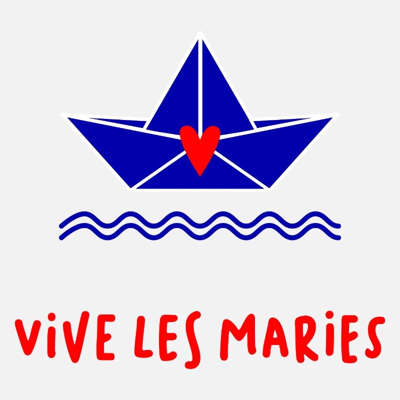 VIVE LES MARIES. JUST MARRIED. SAINT VALENTIN