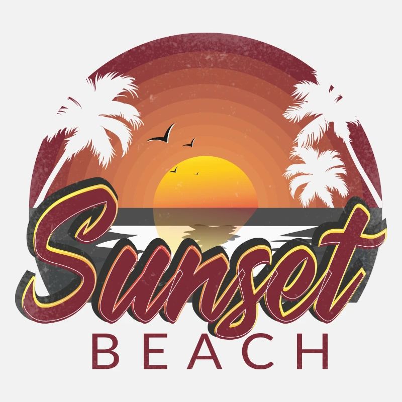 Plage du coucher du soleil