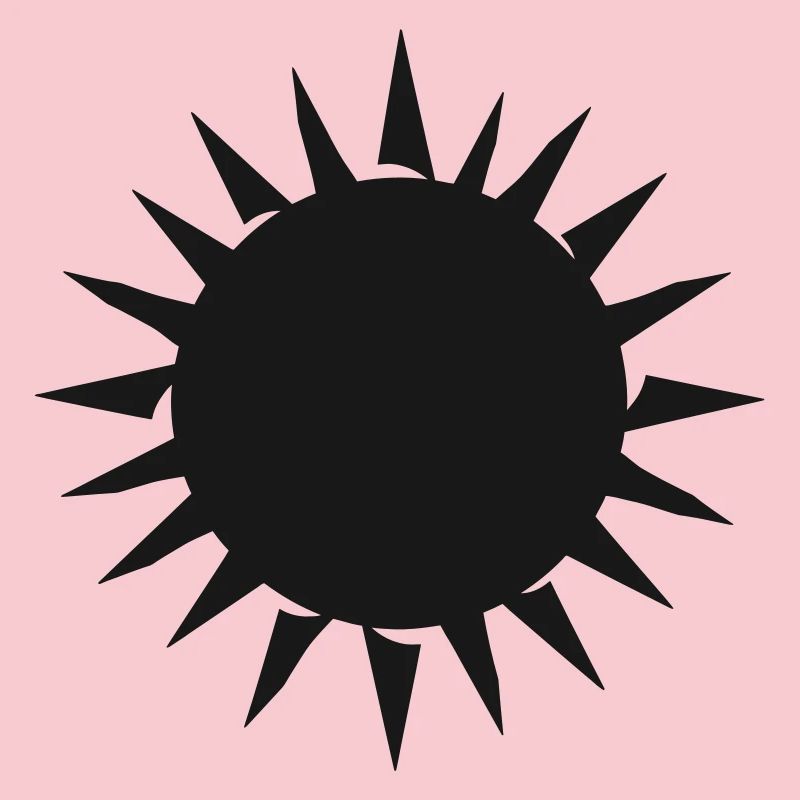 Bold Sunburst Pattern on Dark Background