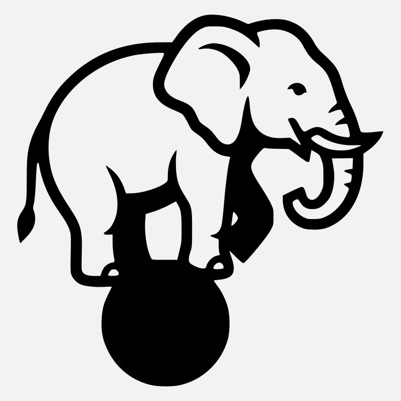 Acrobaties du Cirque Elephant Ball