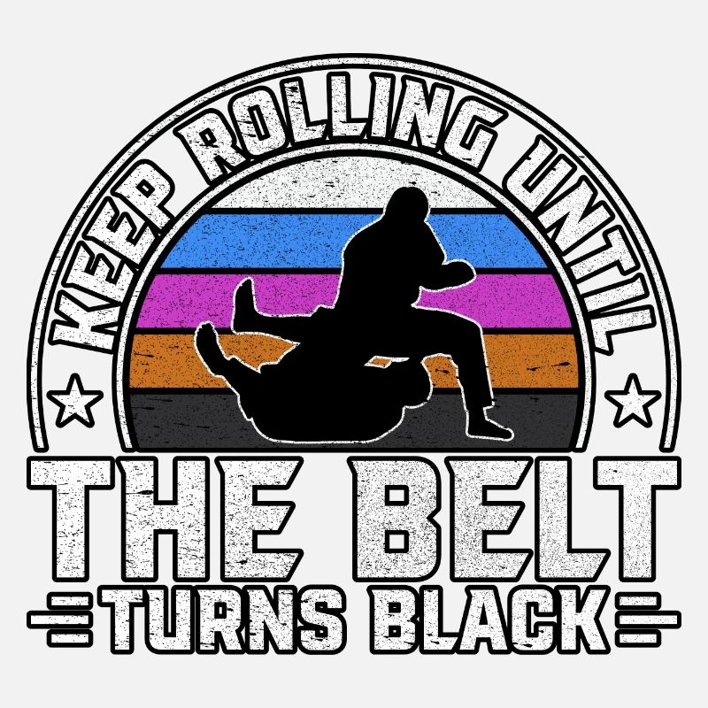 Keep rolling until the belt turns black
