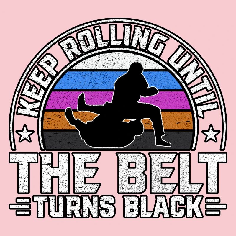 Keep rolling until the belt turns black