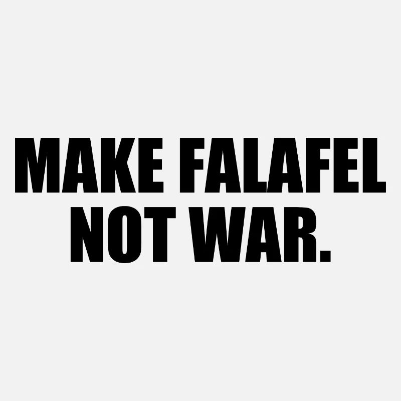 Make falafel not war