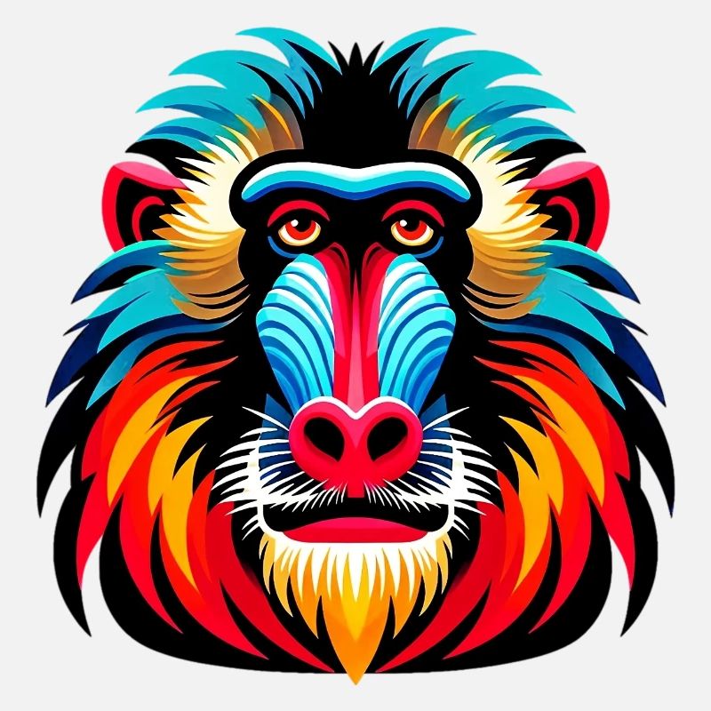 Mandrill monkey