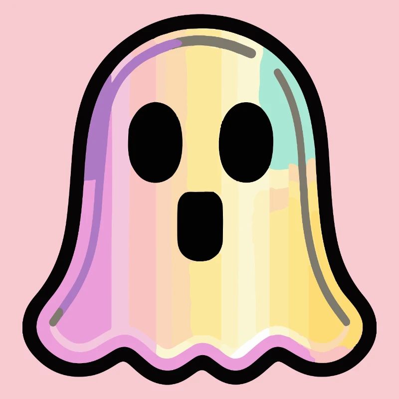 Ghost Halloween Comic Cute