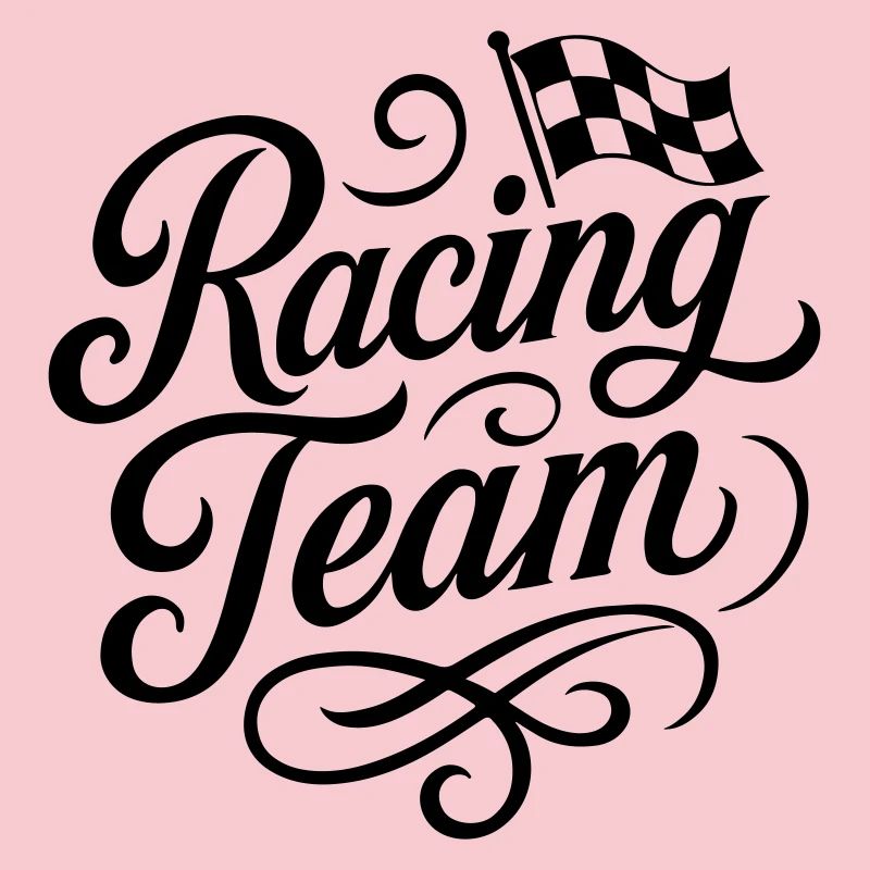 Drapeau de course de l’équipe de course