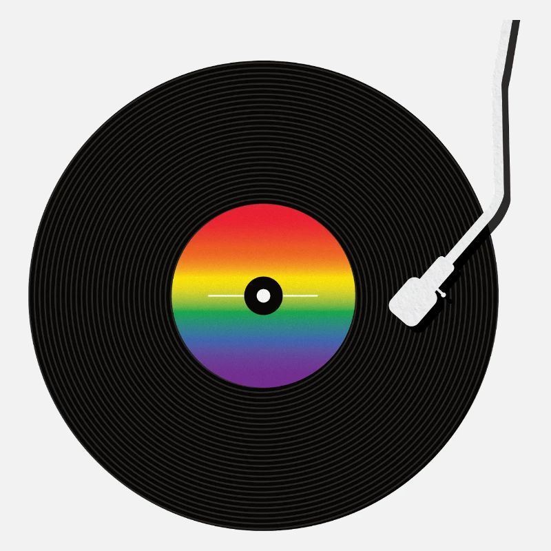 Rainbow Vinyl Record