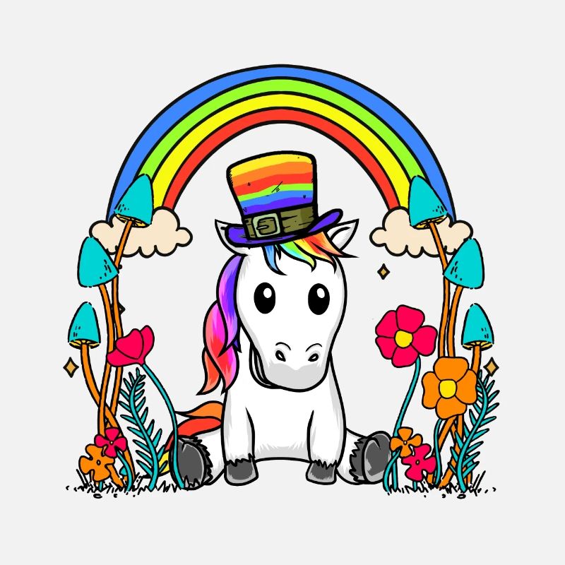 LGBT Regenbogen Einhorn Regenbogenfahne