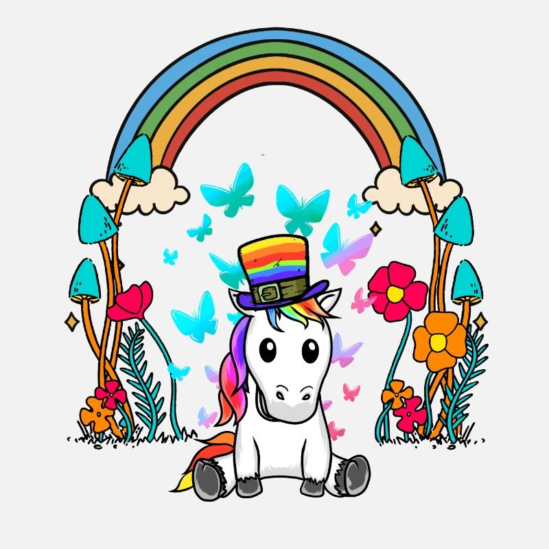 LGBT Regenbogen Regenbogenfahne Einhorn