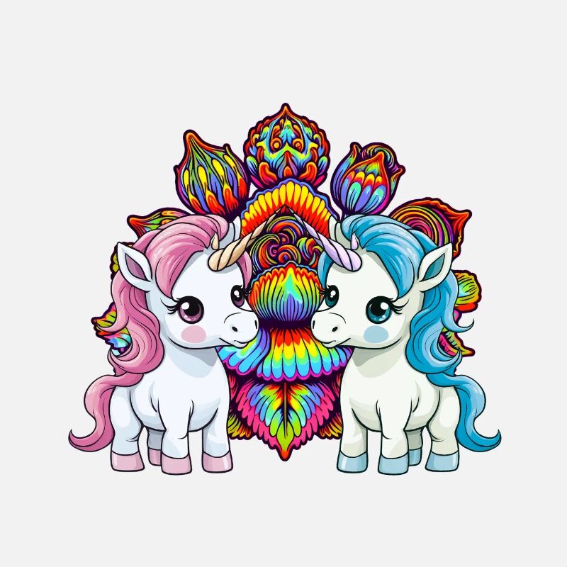 indisch Einhorn Einhörner Indien Fabeltiere Hippie
