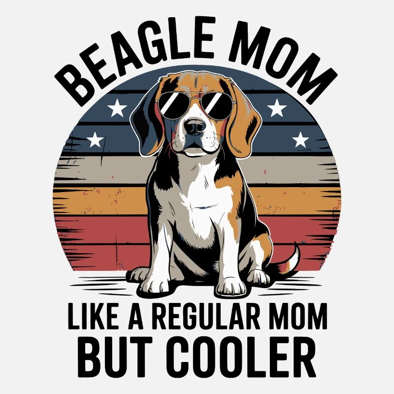 Maman Beagle comme une maman normale mais plus cool