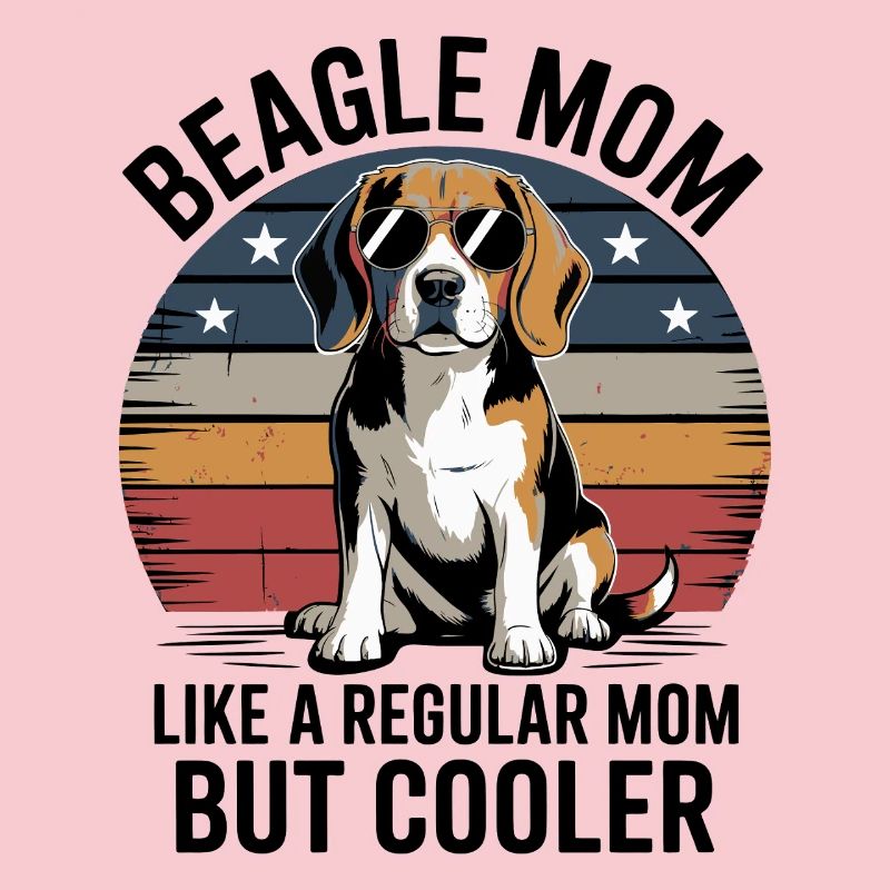 Beagle-Mutter Wie Eine Normale Mutter, Aber Cooler