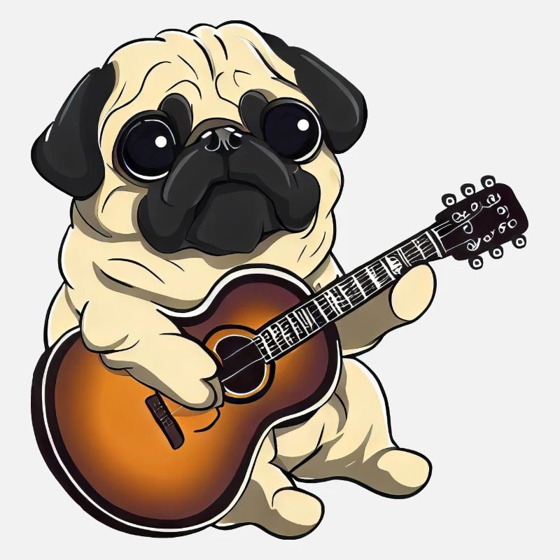 Mops-Gitarrist