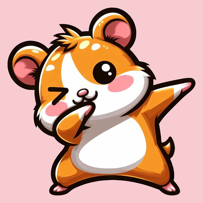 Hamster Dab Cochon d’Inde Cool Dabbing