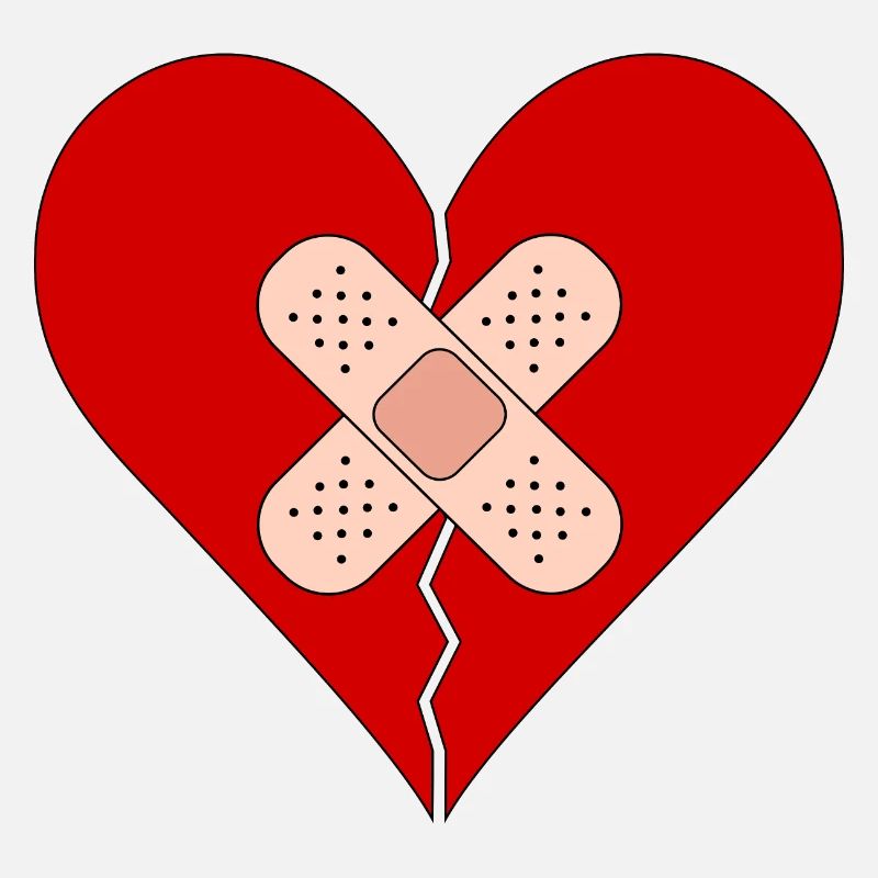 Coeur avec bandage