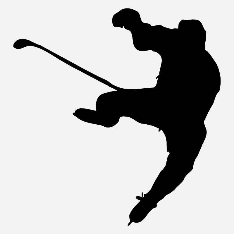 ice hockey shadow image logo