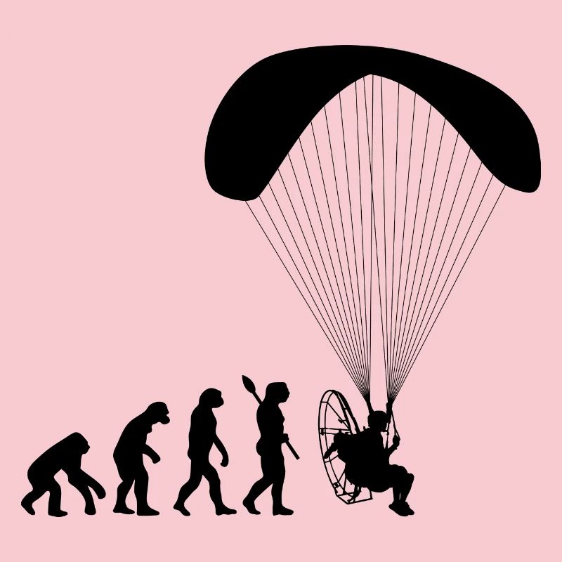 Paramotoring Human Evolution Funny
