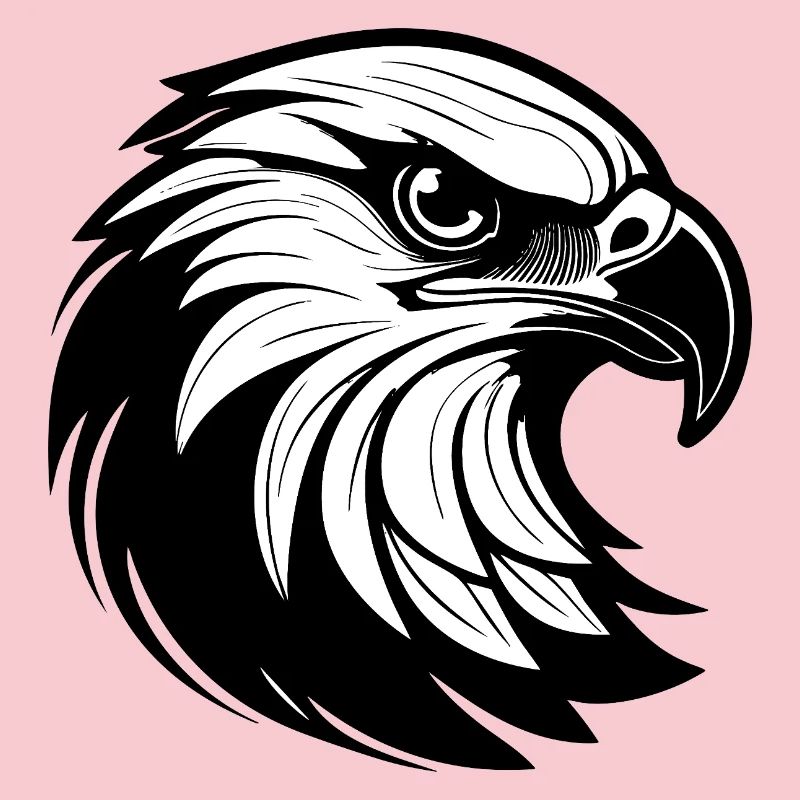 Stylish eagle line graphics