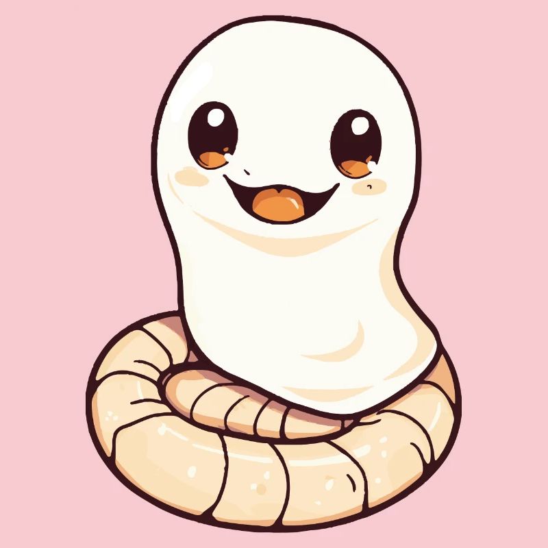 Snake Cobra Halloween Comic Ghost