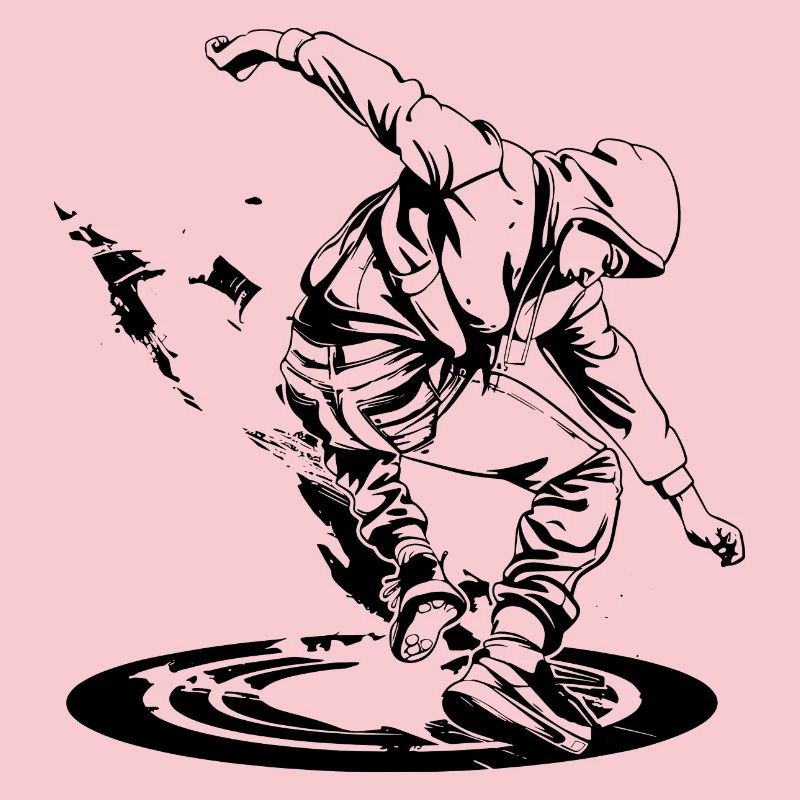 Breakdancer Drawing