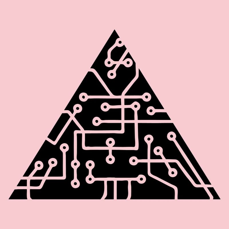 triangular shape microchip technology cool design